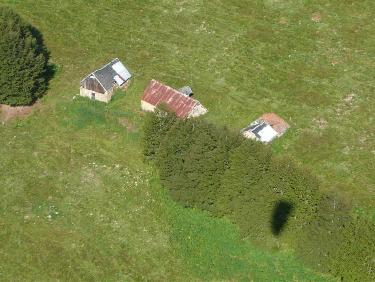 La même bergerie vue d&apos;en haut