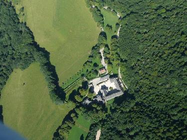 Le Monastère de Chalais vu du ciel