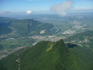 l&apos;Aiguille de Chalais et son thermique matinal