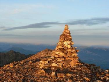 Le cairn de Tête Noire