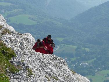 Le saut de la mort....