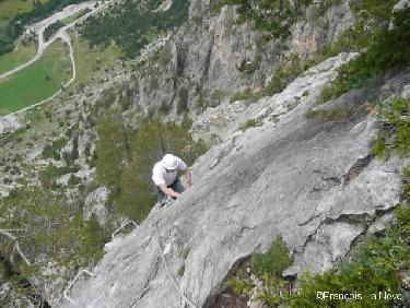 Sortie de la Via Ferrata de Ceillac