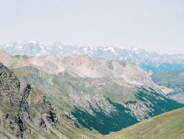 Les Ecrins vus du sommet