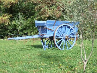La charette bleue