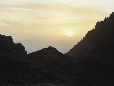 CrÃ©puscule dans le vallon de la Pra