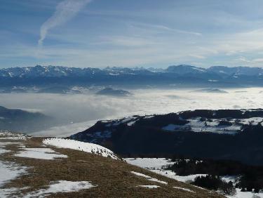 Grenoble depuis le décollage