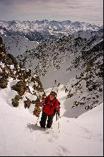 L'arrivée sur la crête