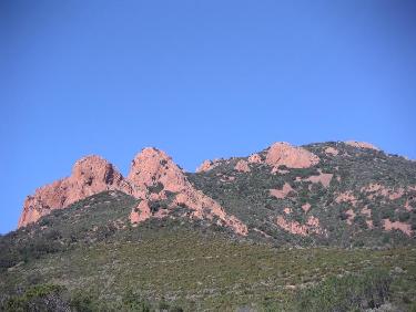 vue depuis le depart de la rando