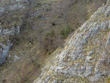Couloir venant de la vire médiane