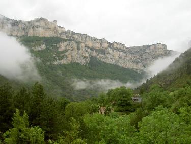 Au dessus de la combe de l'aubaise