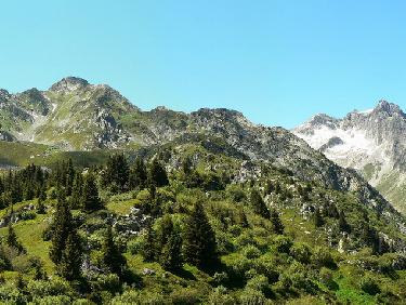 Panorama depuis la Croix de Triadoi