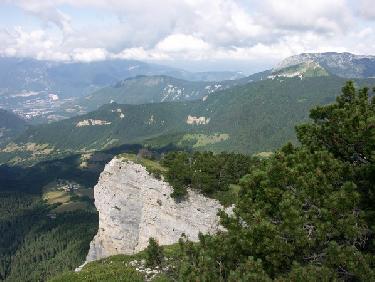 Au dessus du Pas du Lapin