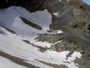 Glacier ou névé de la sitre