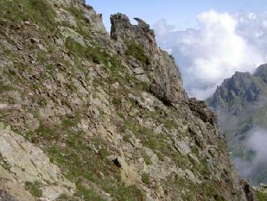 Dans les pentes côté Lac blanc