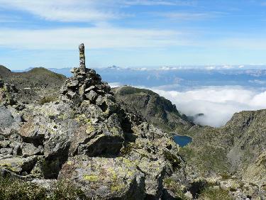 Cairn sommital de la Pointe de Vaudaine