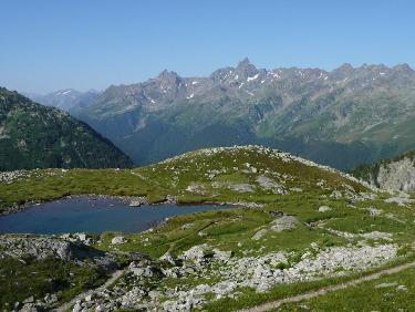 Petit lac près des 7 laux