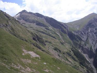 la montée au lac du Vallon