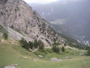 vers le col de Furfande