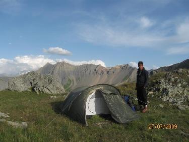Bivouac au col de Valbuche