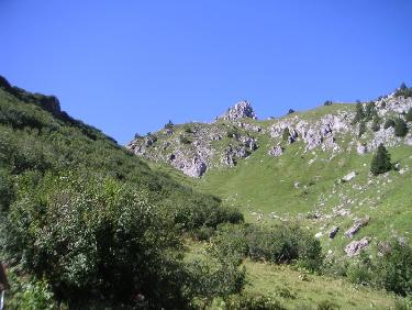 vers le Roc d&apos;Enfer