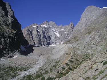 moraine du glacier noir