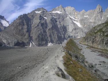 moraine du glacier noir