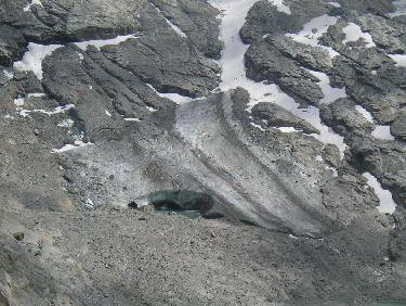 La grotte glaciaire du lobe résiduel