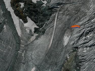 Voile au dessus du glacier de Saas-Fee
