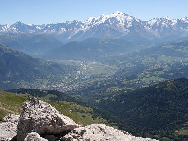 Arve et Mont-Blanc
