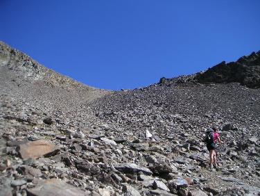 vers le col de Roche Noire