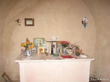 L'autel de la chapelle ND de Liesse