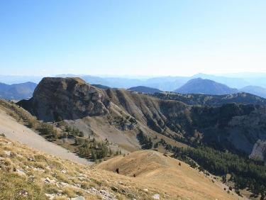 Descente dans le vallon du garnesier