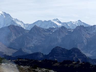 Panorama sur les Aravis