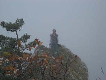 rocher en surplomb de Manettaz