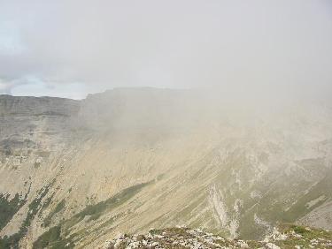 Brume sur les falaises