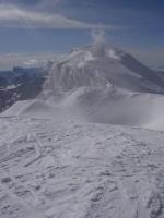 sommet juste avant la tête