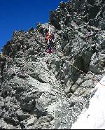 Benoit sous le col des Roches