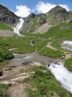 Cascade à la descente