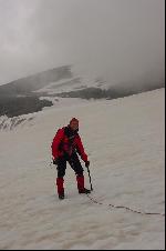 Sur le glacier des Roches Blanches