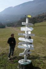 Panneau indicateur (Cuzco : 10160 km ! )