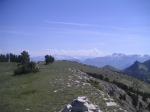 sur la crête du Serre de Beaupuy