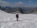Sur le glacier du Grand Méan