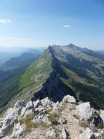 Le sommet et les arêtes du gerbier