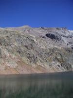 sommet et antécime depuis le lac