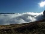 Sortie des nuages sous le Pré du Chourum
