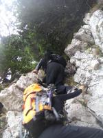 1er passage d&apos;escalade