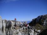 picnic dans un trou mais face au Mt Blanc