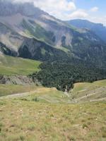 descente sur la cabane du Fleyrard