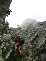 Sylvie, dans le sangle des Arches