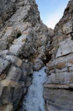 1ère cheminée pour descendre vers Fluchaire.